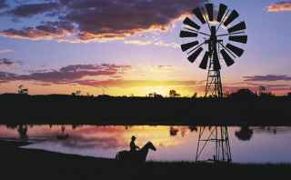 Windmill_sunset